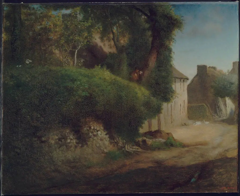 A casa familiar de Millet em Gruchy - Jean-François Millet