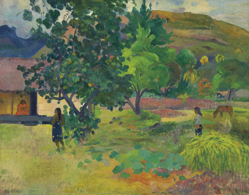 A casa - Paul Gauguin