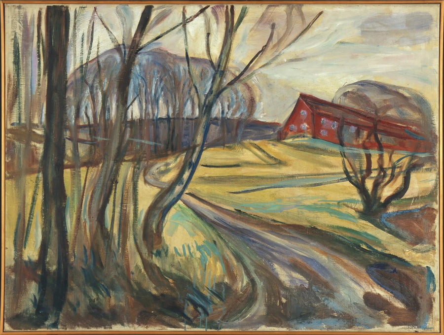 A Casa Vermelha - Edvard Munch