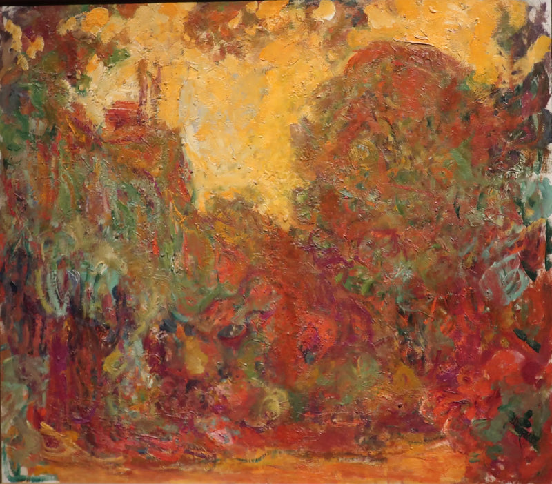 A casa vista do jardim das rosas - Claude Monet