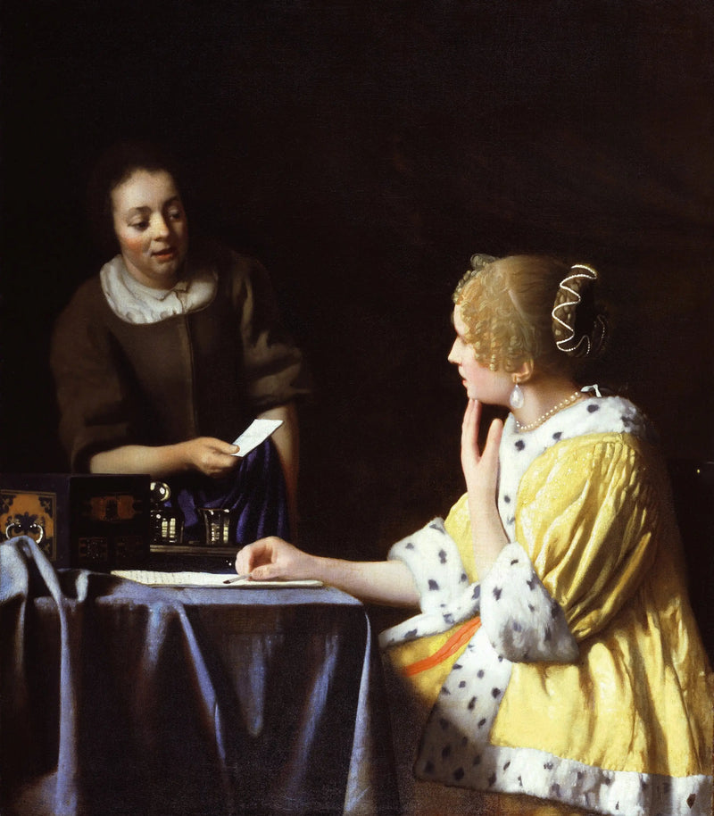 A Mestra e a Empregada - Johannes Vermeer