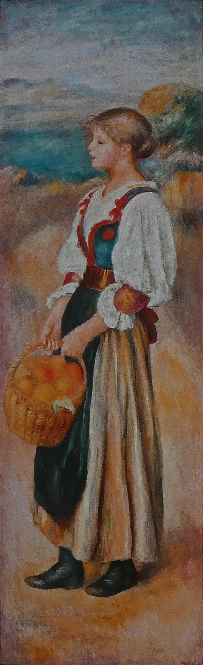 A Vendedora de Laranjas - Pierre-Auguste Renoir