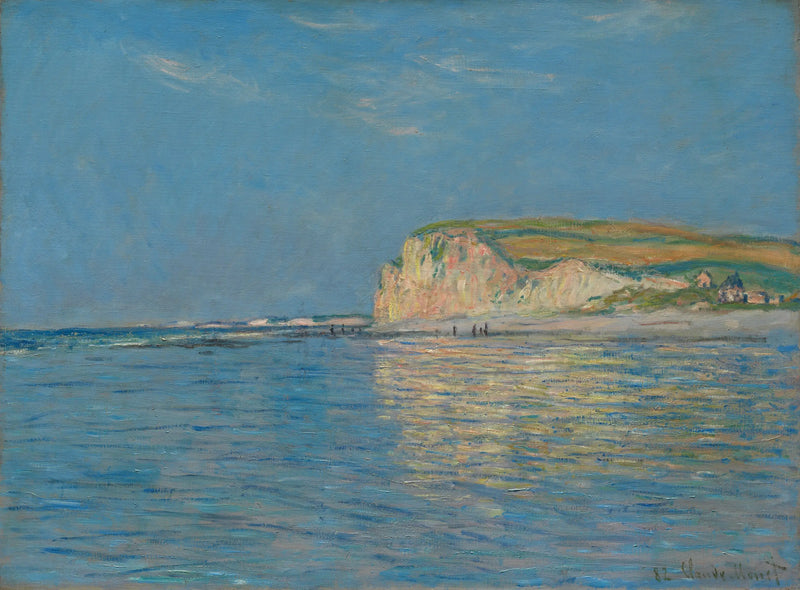 A maré baixa em Pourville, perto de Dieppe, em 1882 - Claude Monet