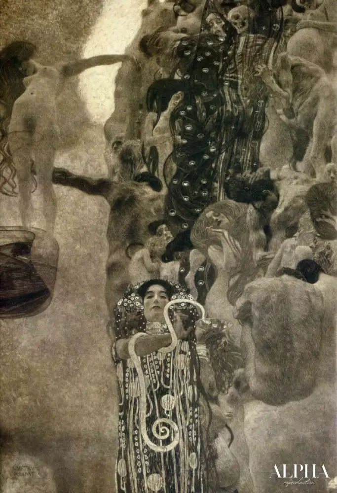 La Medecine - Gustav Klimt - Reproductions de tableaux et peintures haut de gamme