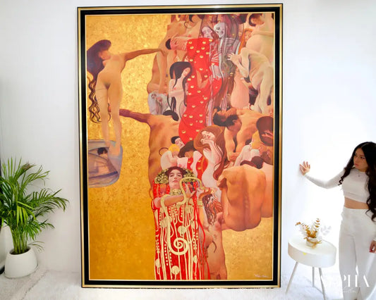 La Médecine – Une Œuvre Réimaginée de Gustav Klimt par Master Apollon | 180 x 270 cm Reproductions de tableaux à la