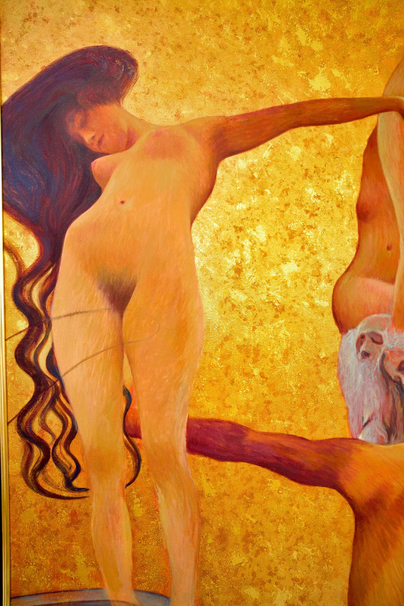 A Medicina – Uma Obra Reimaginada de Gustav Klimt por Master Apollon | 180 x 270 cm