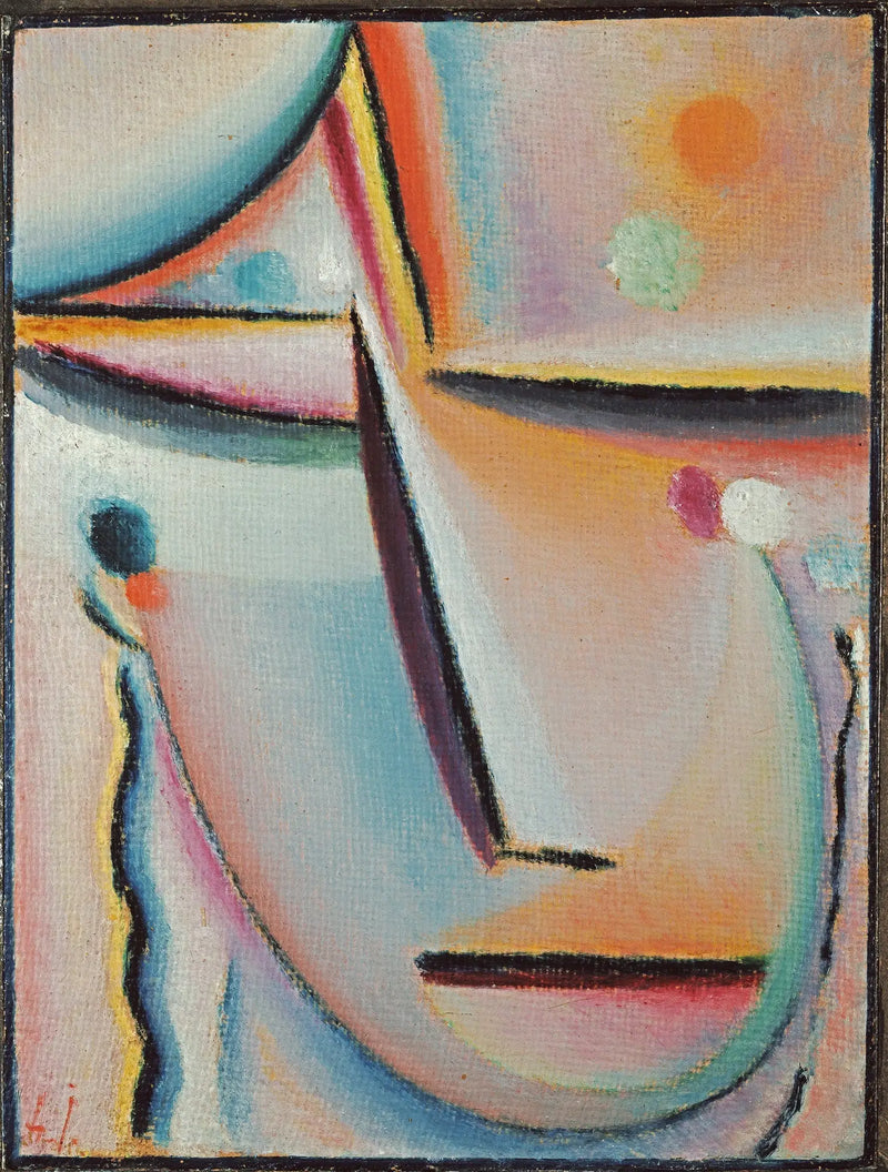 A meditação, a oração - Alexej von Jawlensky