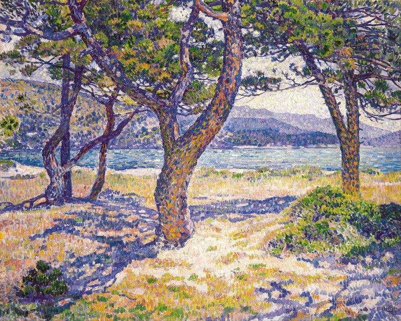 O Mediterrâneo no Lavandou - Théo van Rysselberghe