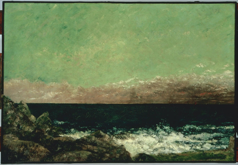 O Mediterrâneo - Gustave Courbet