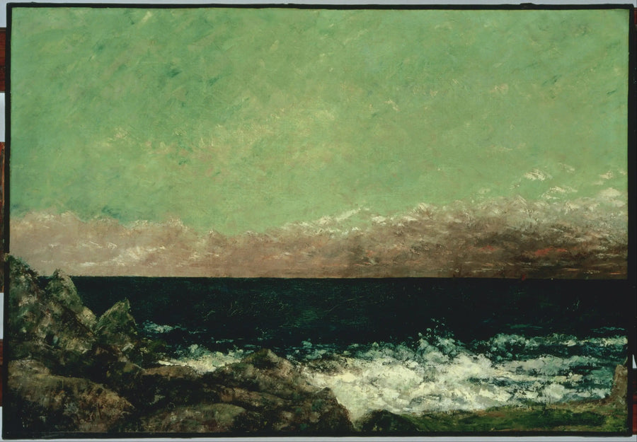 O Mediterrâneo - Gustave Courbet
