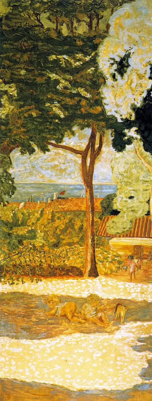O Mediterrâneo. Tríptico (painel central) - Pierre Bonnard