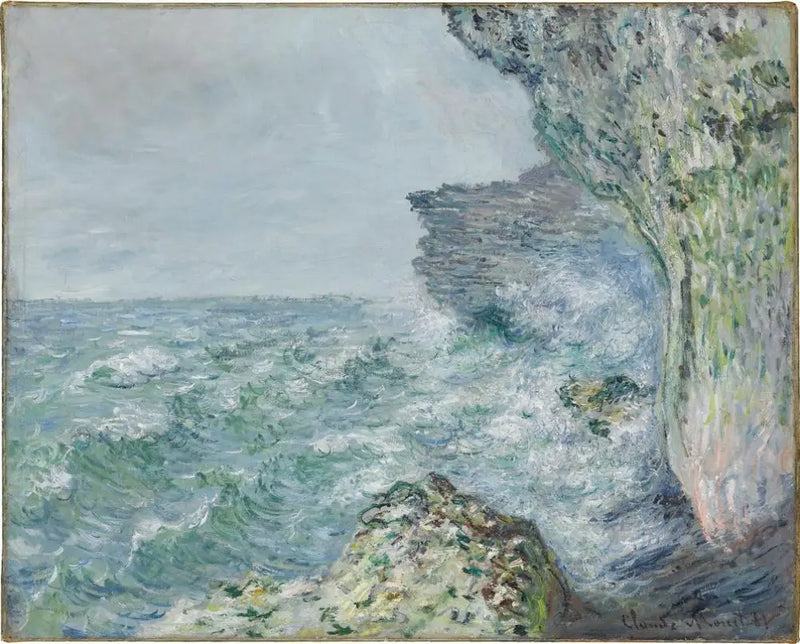 O mar em Fécamp - Claude Monet