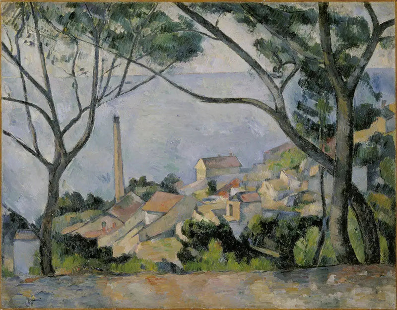 O mar em L'Estaque - Paul Cézanne