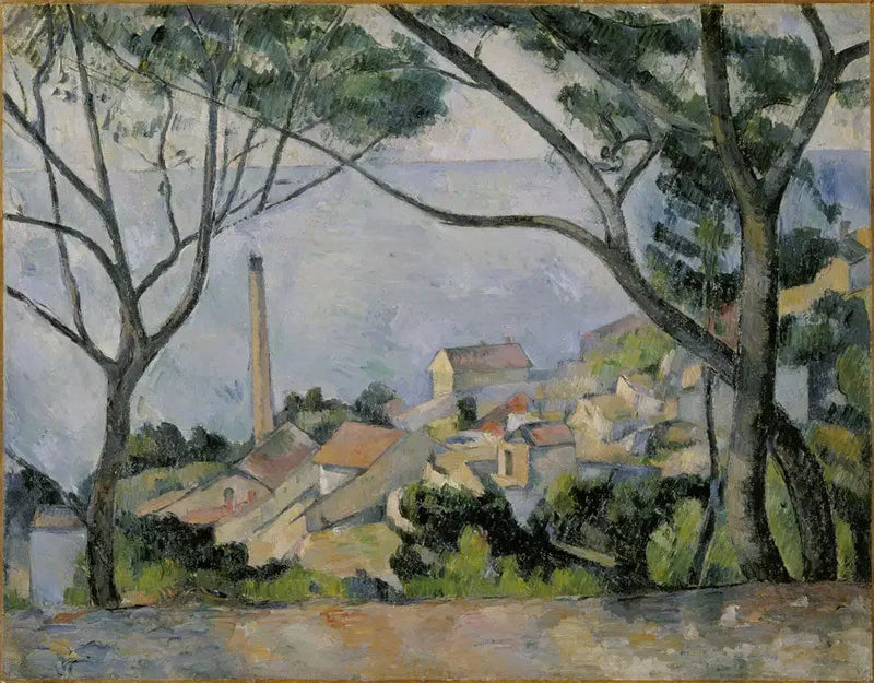 O mar em L'Estaque - Paul Cézanne