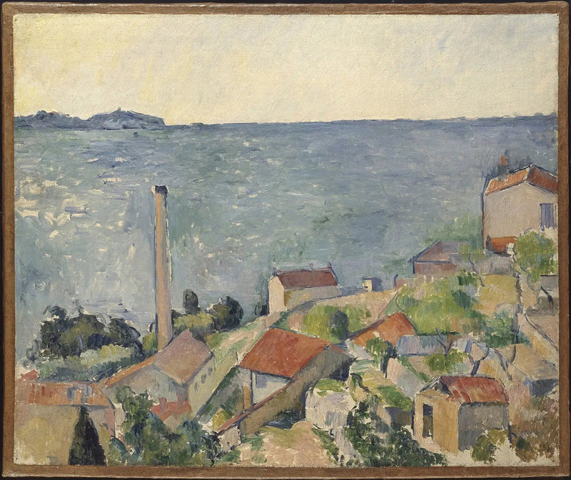 O Mar em L'Estaque - Paul Cézanne