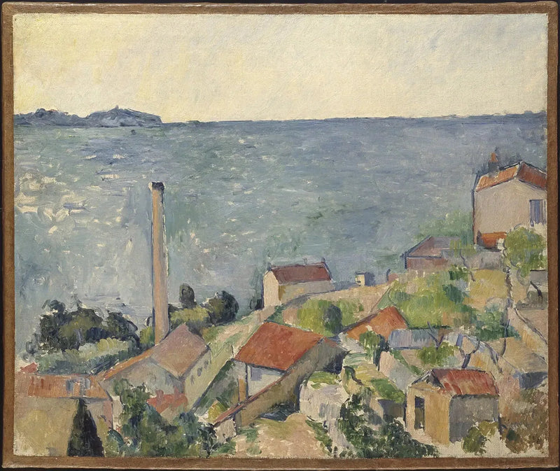 O Mar em L'Estaque - Paul Cézanne