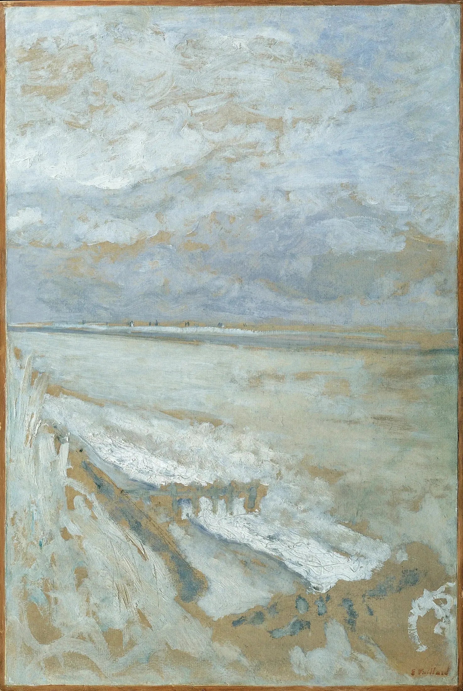 La mer à Vasouy - Édouard Vuillard image 1 copie peinte à la main à l’huile