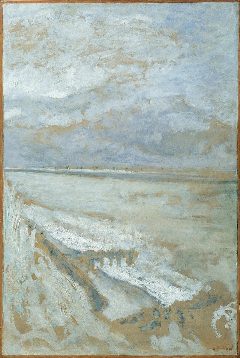 O mar em Vasouy - Édouard Vuillard