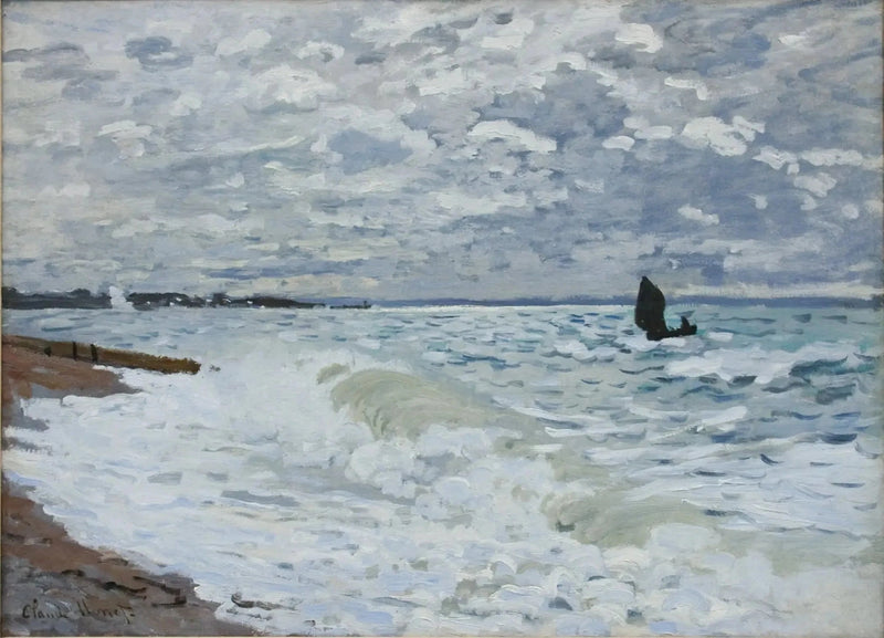 O Mar em Le Havre W112 - Claude Monet