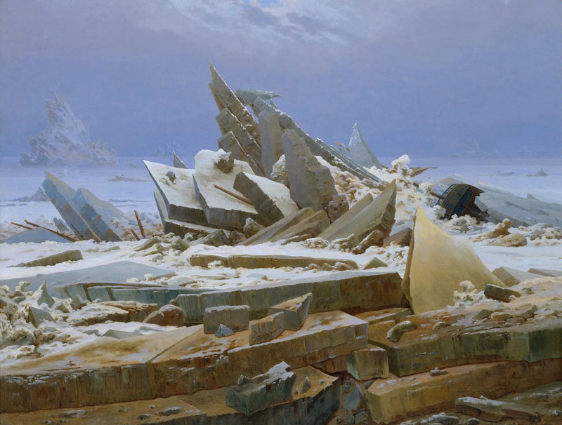 O Mar de Gelo - Caspar David Friedrich