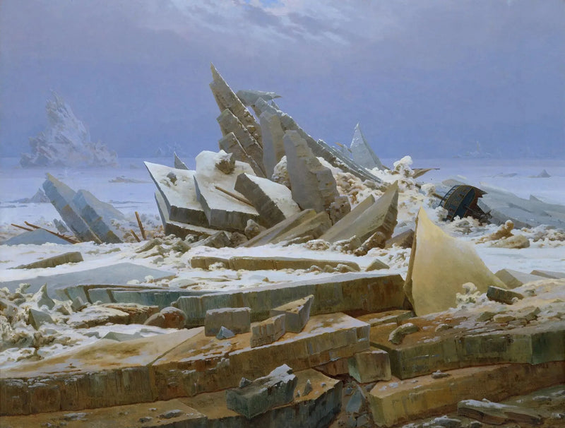 O Mar de Gelo - Caspar David Friedrich
