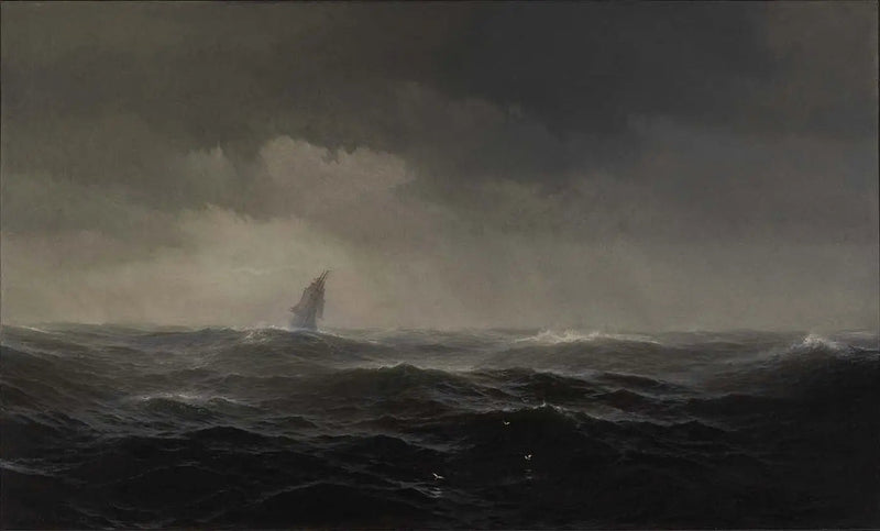 O mar - Edward Moran