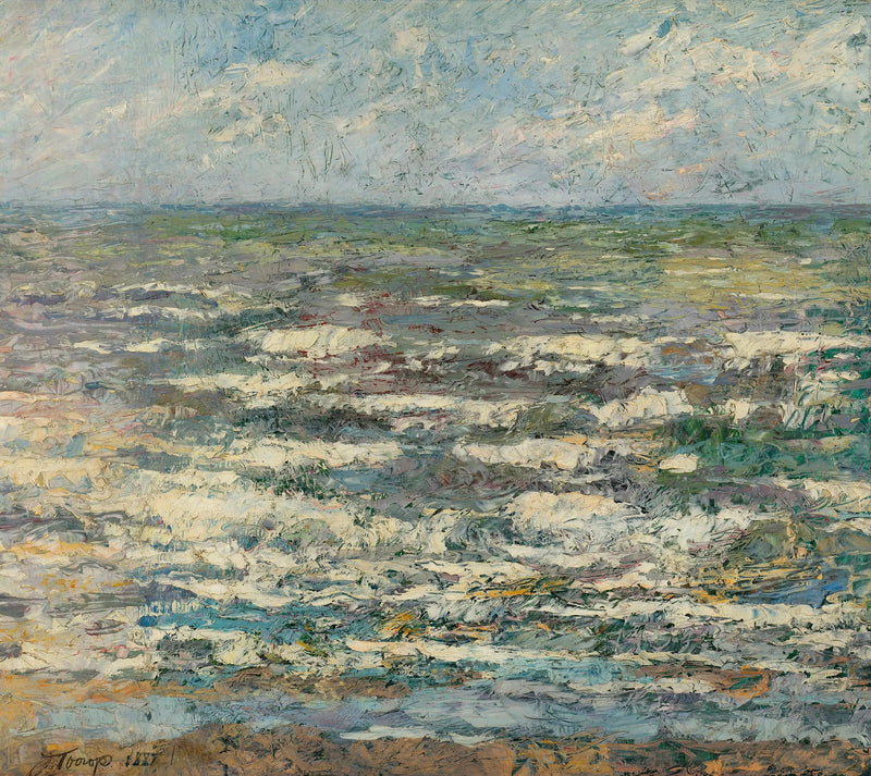 O mar perto de Katwijk - Jan Toorop
