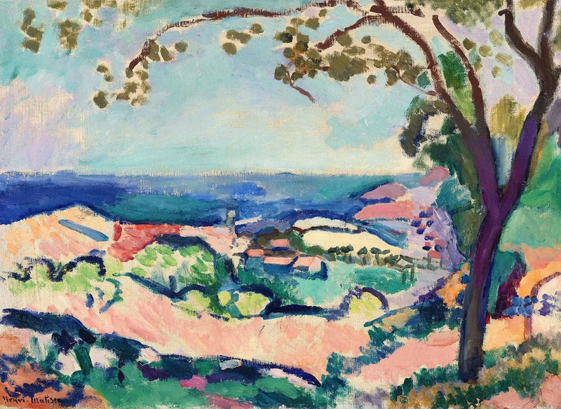 O Mar visto de Collioure - Henri Matisse