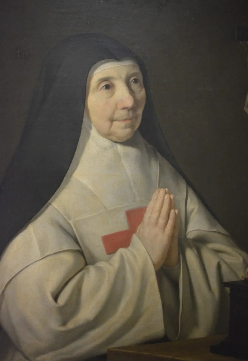 A Mãe Agnès de Saint-Paul em orações - Philippe de Champaigne
