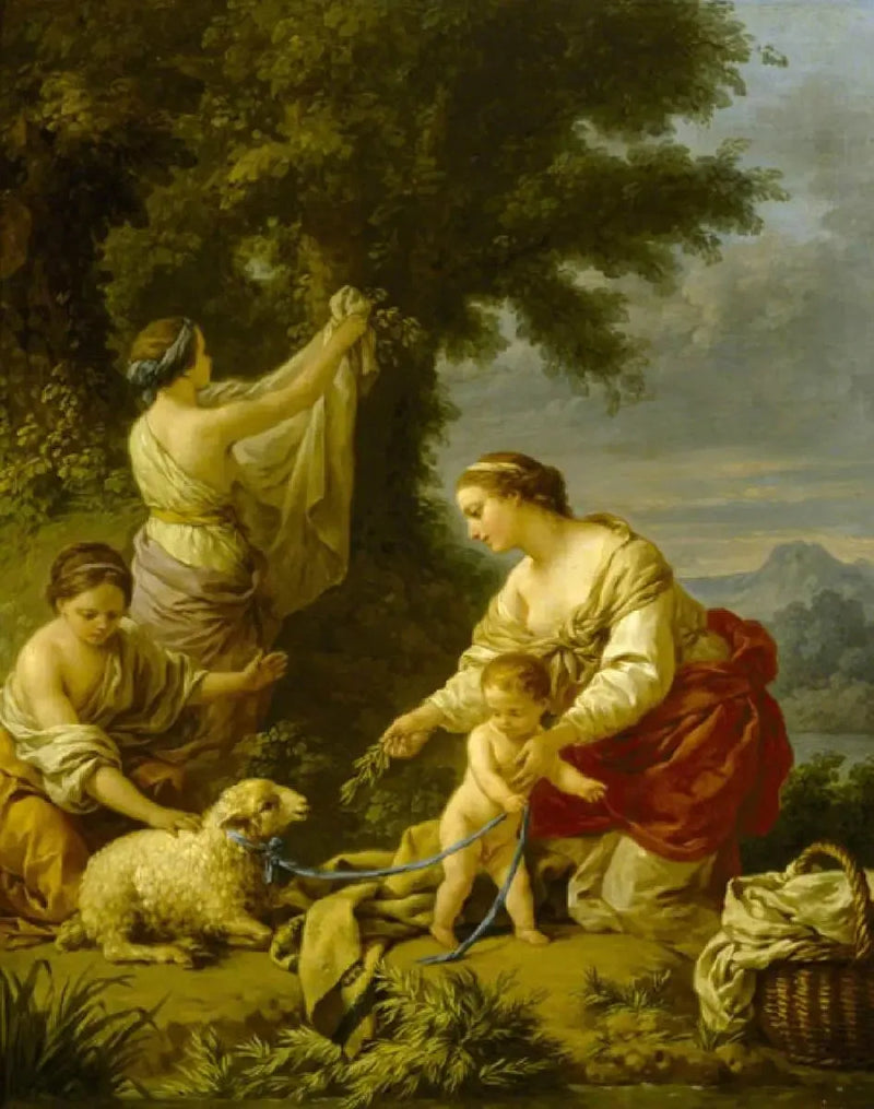 A mãe indulgente - Louis Jean François Lagrenée