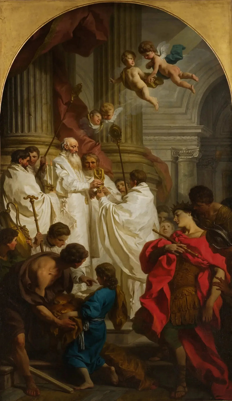 A missa de São Basílio - Pierre Subleyras