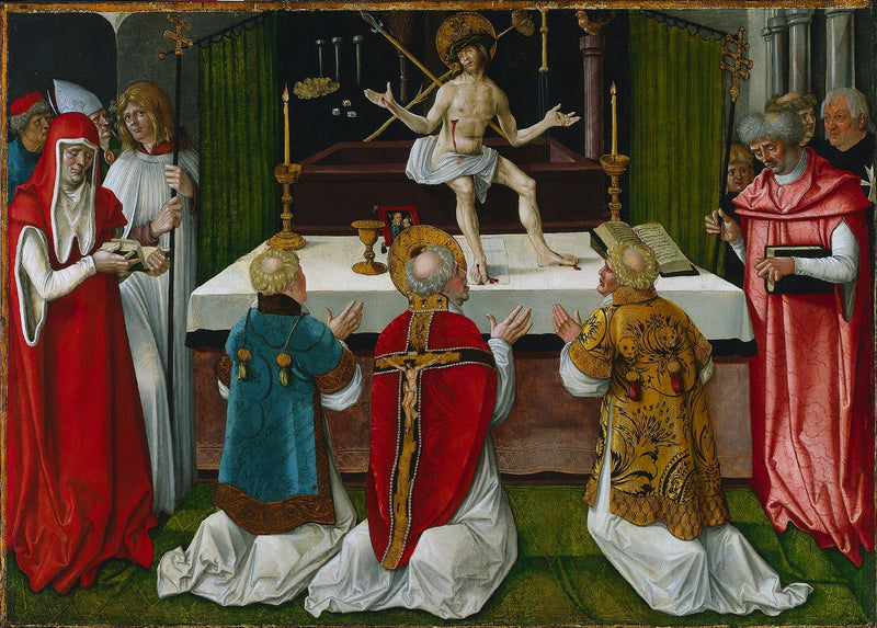 A missa de São Gregório - Hans Baldung Grien