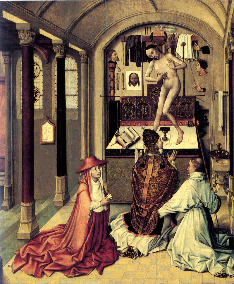 A Missa de São Gregório - Robert Campin