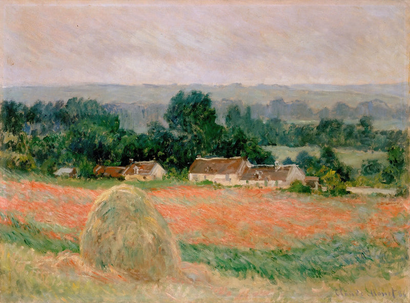 O Montão de Feno em Giverny - Claude Monet