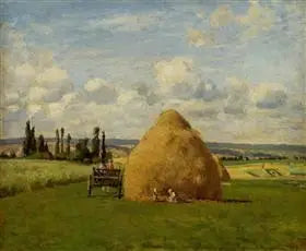 A pilha, Pontoise - Camille Pissarro