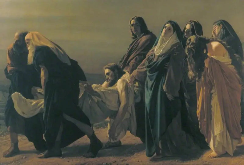 A sepultura - Antonio Ciseri