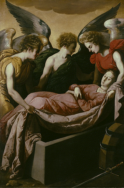 A sepultura de Santa Catarina de Alexandria - Francisco de Zurbarán