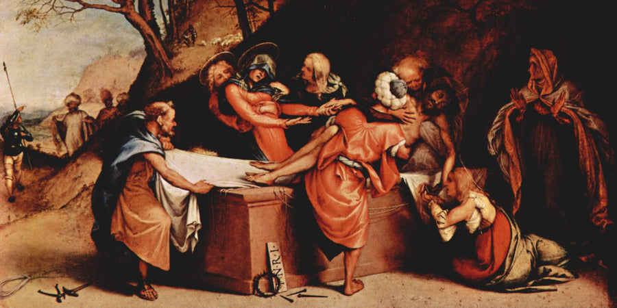 A Sepultura de Cristo (Lotto) - Lorenzo Lotto