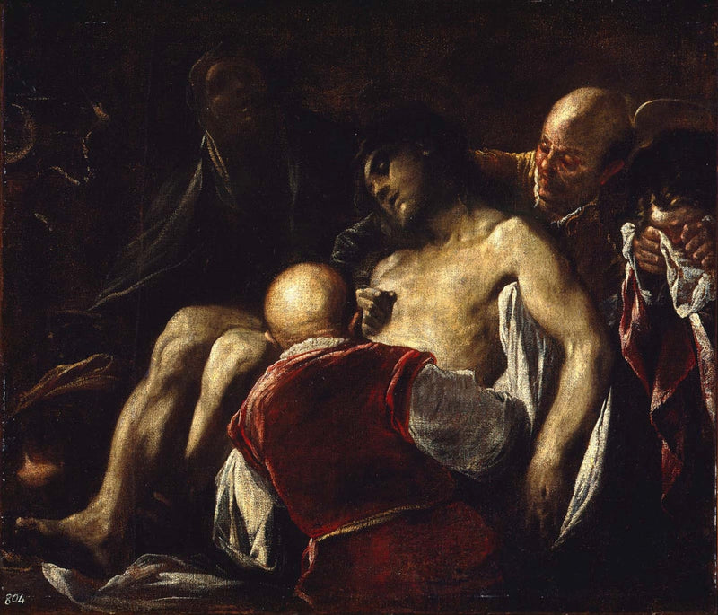 A sepultura de Cristo - Luca Giordano