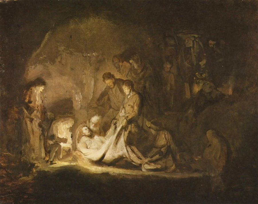 A deposição de Cristo - Rembrandt
