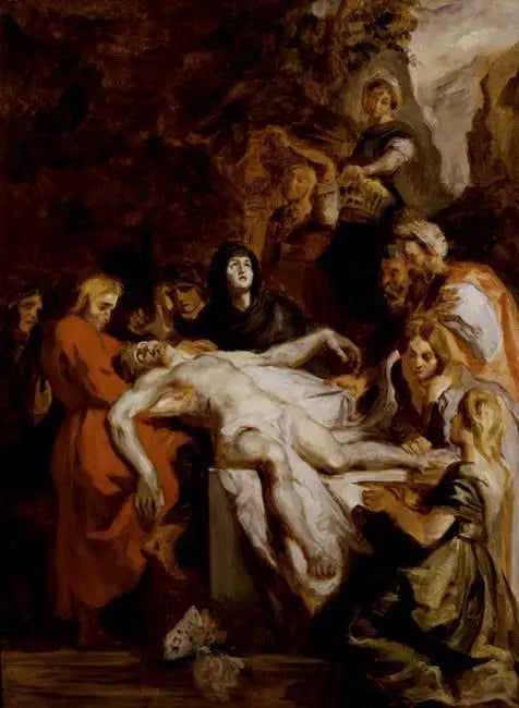A sepultura - Eugène Delacroix