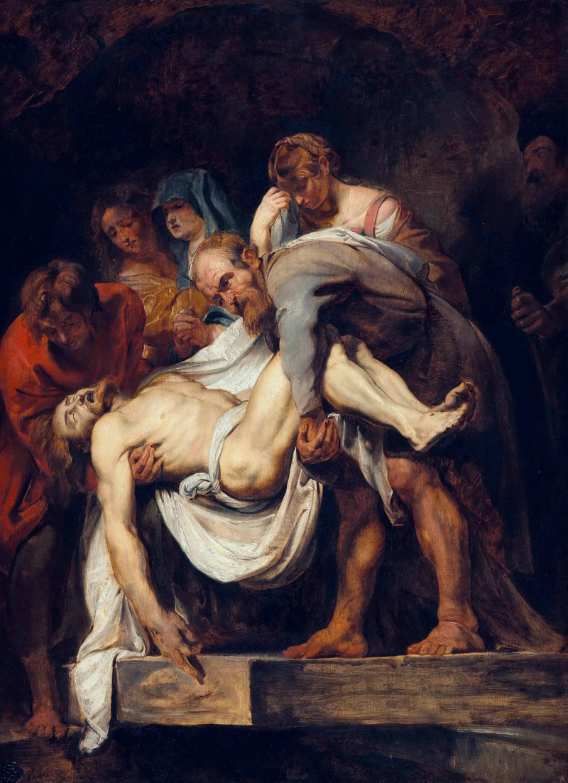 A colocação no túmulo - Peter Paul Rubens