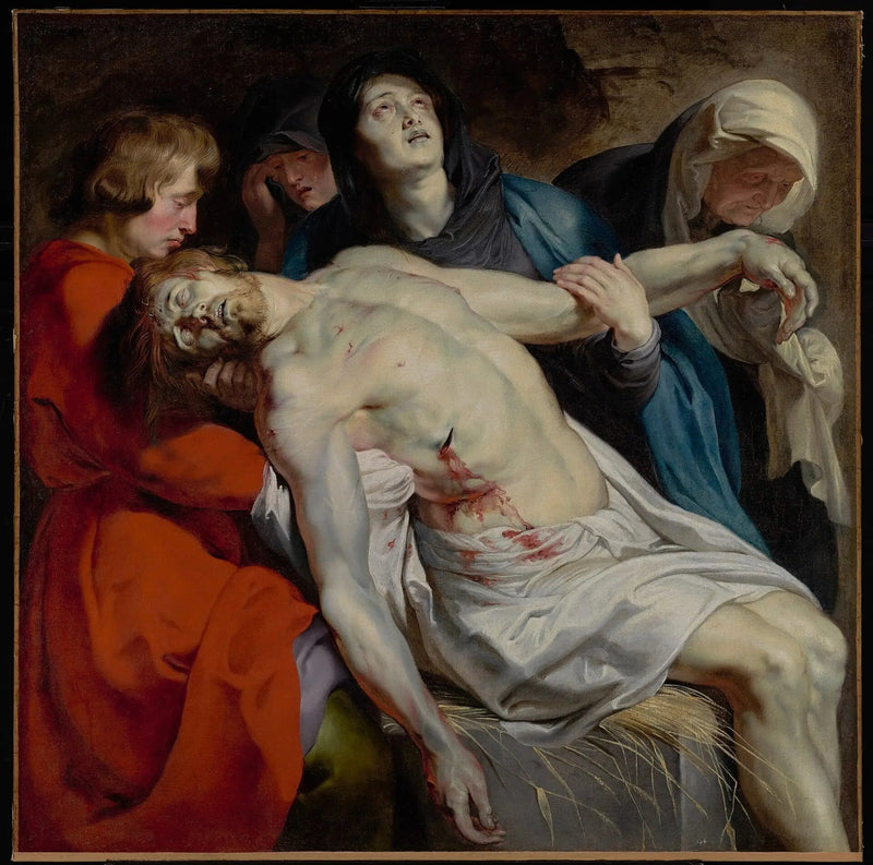 A colocação no túmulo - Peter Paul Rubens