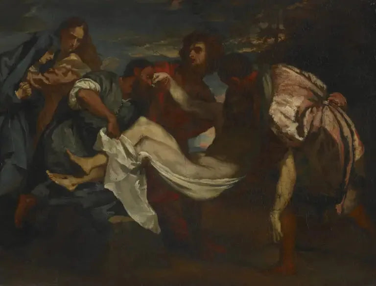 A Colocação no Túmulo - Théodore Géricault