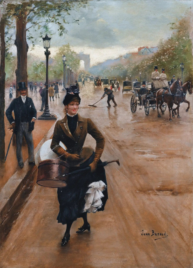 A Modista nos Campos Elísios - Jean Béraud