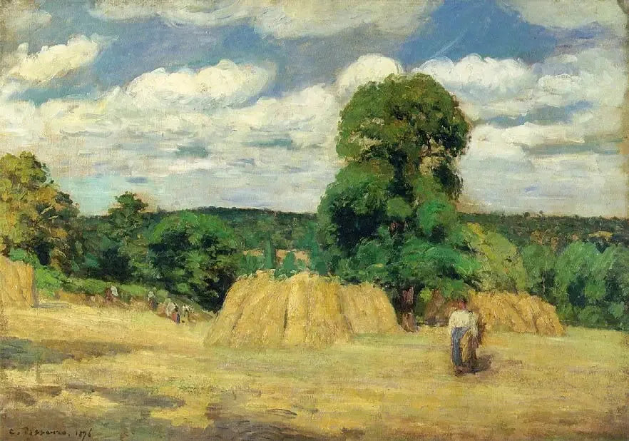 A Colheita - Camille Pissarro