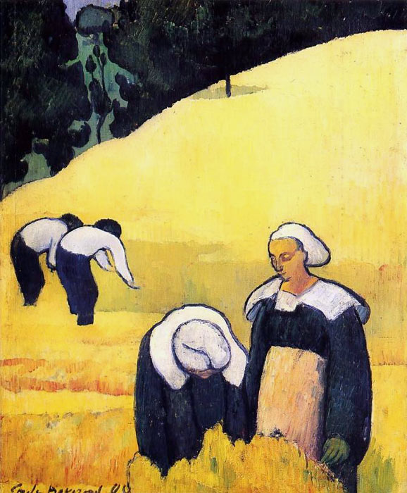 A Colheita - Émile Bernard