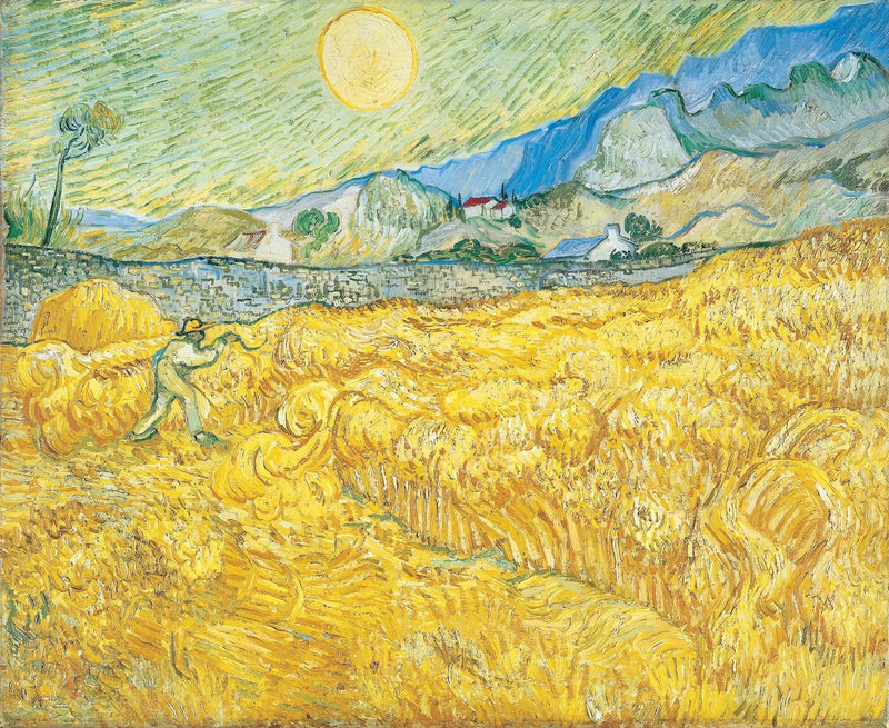 A colheita - Vincent van Gogh