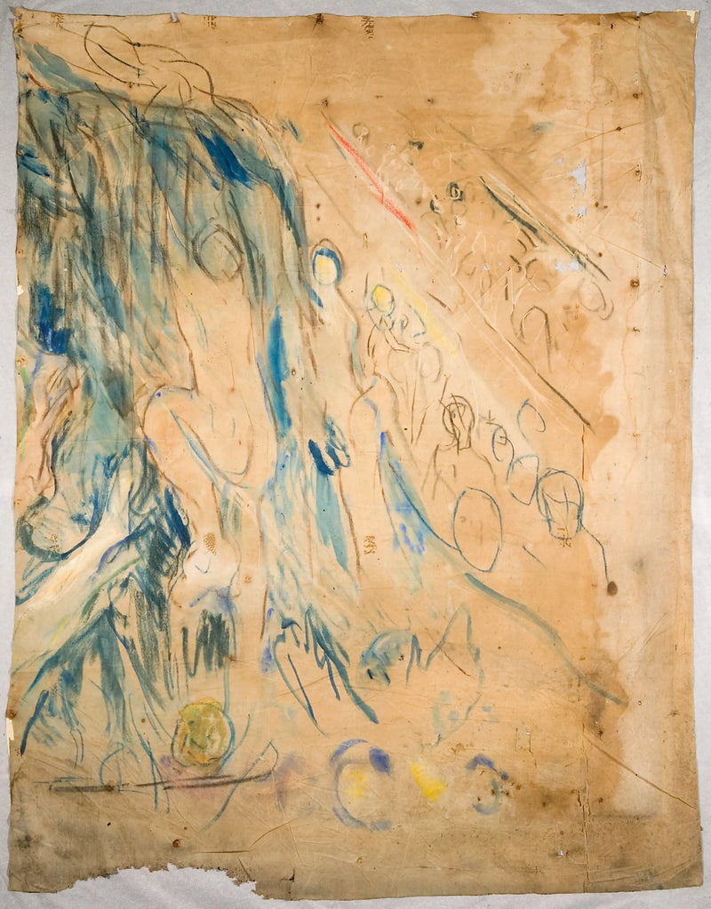 A Montanha Humana: parte superior direita - Edvard Munch