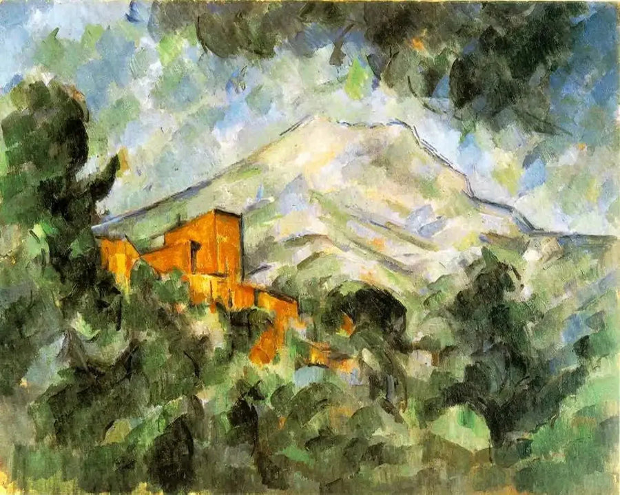 A Montanha Sainte-Victoire e Château Noir - Paul Cézanne